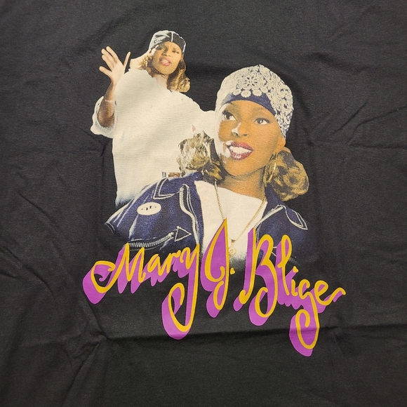 Mary J Blige x Rue21 T-Shirt Black Tee Graphic Unisex Large - Picture 3 of 5
